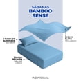thumbnail image 5 of Juego de Sábanas Individual Spring Air Bamboo Sense Tacto Seda Transpirable Azul, 5 of 5