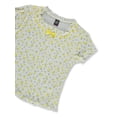 thumbnail image 2 of Star Ride Girls' Floral T-Shirt Color: yellow Size: 7 - 8, 2 of 3