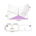 thumbnail image 3 of Acrylic Book Holder X-shaped Display Stand For Cookbook Recipe Menu Magazines Storybook Holder For, 3 of 5