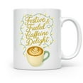 thumbnail image 2 of Cozy Holiday Mornings 11 oz Coffee Mug - Holiday Coffee Gift White Ceramic, 2 of 6