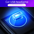 thumbnail image 1 of Luz de ambiente USB para coche, luz LED colorida, iluminación para el pie del coche, luz de ambiente para encendedor de cigarrillos del coche, 1 of 3