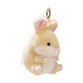 thumbnail image 2 of Abbracc Cartoon Animal Keychain Keyring Pendant Cute Stuffed Car Key Key Chain Bag Bunny, 2 of 9