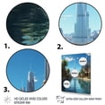 thumbnail image 3 of Designart "City of Heights Dubai II" Cityscapes Floater Framed Canvas Art Print, 3 of 7