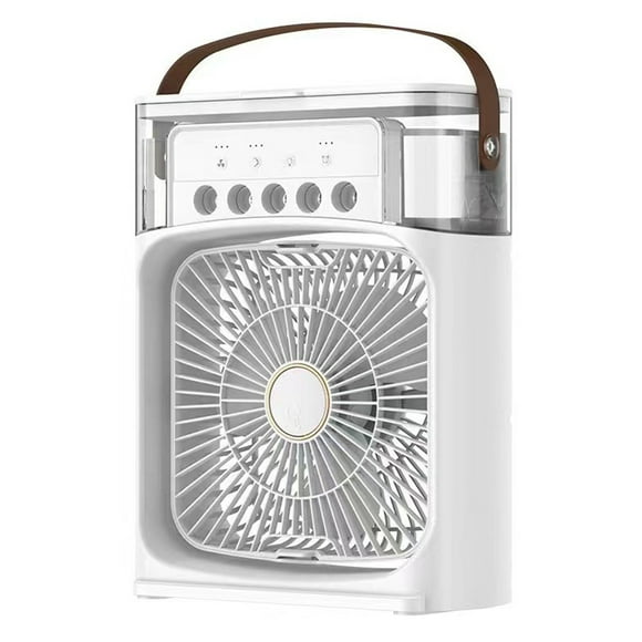 Ventilador Portátil Pequeño Refrigerado Por 3 en 1 Con Sincronización Velocidades Multifuncionales para Interiores Al Aire Libre