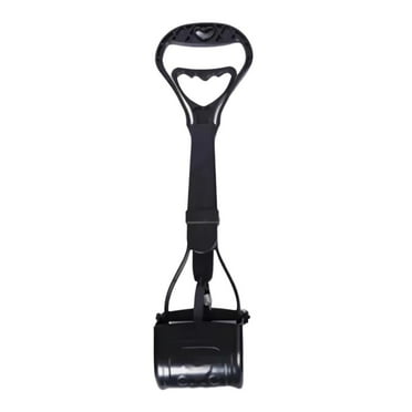 Pet Pooper Scooper for Dogs and Cats, Portable Dog Pooper Scooper with Long Handle, Waste Cleaning Tools, Easy to Use Perfect for Grass,Dirt,Gravel B1F3