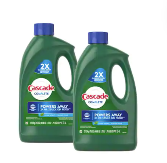 Cascade Complete 75 oz. Fresh Scent Dishwasher Gel Detergent with Dawn