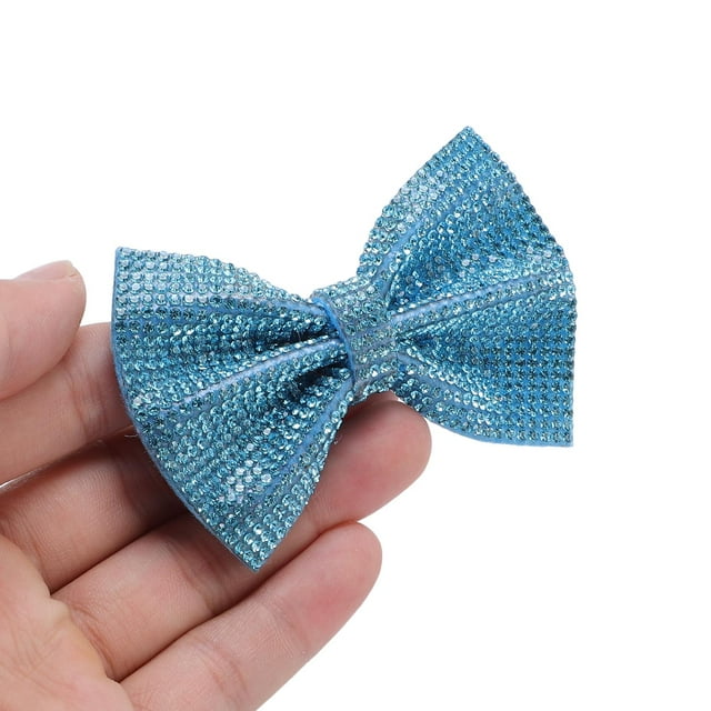 TOPINCN Rhinestone Crystal Wedding Bridal Shoe Bow, Crystal Rhinestone Bow, Hairpin Decor for Shoe Bag, Glass Rhinestone Bow Hairpin Phone Case