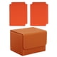 thumbnail image 3 of Caja de baraja de cartas, caja de almacenamiento de tarjetas, protectores de tarjetas, soporte para tarjetas de juego, TCG Premium PU Naranja, 3 of 6
