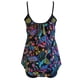 thumbnail image 5 of Conjunto de Regalo de Vacaciones Mujeres Conservador Impreso Correa de Arco Conjunto de Traje de Baño Dividido, Traje de Baño Retro de Poliéster para la Piscina, la Playa Y las Vacaciones de Verano, 5 of 6