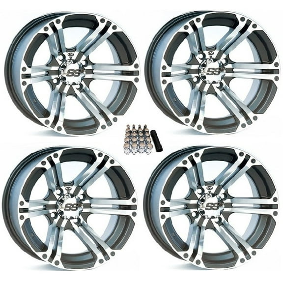ITP SS212 UTV Wheels/Rims Machined 12" Honda Pioneer