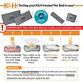 thumbnail image 6 of K&H Pet Products Pet Bed Warmer for Cats & Dogs Gray Large 11 X 23.75 Inches, 6 of 10