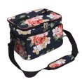 thumbnail image 4 of Bolsa de almuerzo térmica impermeable y refrigeración portátil de gran capacidad bolsa de almuerzo de viaje de campamento al aire libre azul oscuro, 4 of 10