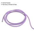 thumbnail image 4 of Uxcell 2.19 Yards 3mm Dia Leather Cord Braided String for DIY Crafts, Light Purple 1Pack, 4 of 6