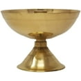 thumbnail image 2 of Brass Round Design Akhand Diya | Durable Oil Lamp/Diya/Deep/Deepak/Deepam/Pyali Diya For Pooja (Approx. Dia. 7 Cm, Set of 2), 2 of 4