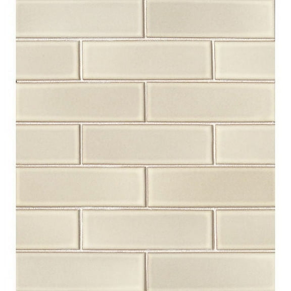 Bedrosians Zenith 2" x 6" Porcelain Mosaic Tile in Solar (8.9 SqFt/Ctn)