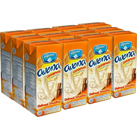 Alpina Oat Avena Cinnamon Oatmeal Smoothie 6.7 fl oz (Pack of 12) Kosher