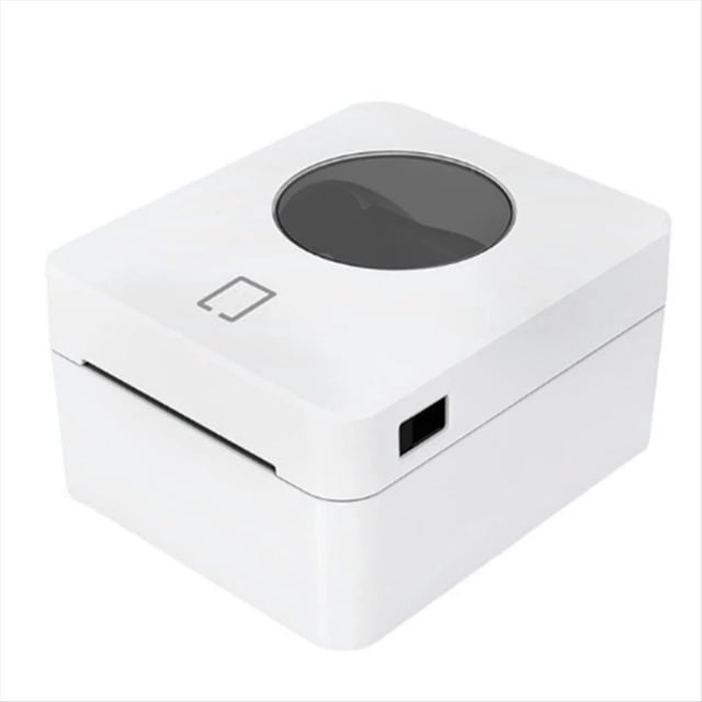 9250 Thermal Label Printer Express Waybill Shipping Printer Barcode QR Code Sticker Printer 25-104mm USB Bluetooth US,1 * Printer,White