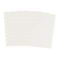 thumbnail image 3 of 320 Sheets A6 Empty Refill Paper Loose-Leaf Replacement Core Practical Notebook Refill Paper for Students Staff Use White, 3 of 8