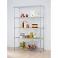 thumbnail image 6 of TRINITY 48"W x 18"D x 72"H 5-Shelf Wire Shelving Unit, 4000 lb Capacity, Chrome Color, 6 of 6