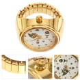 thumbnail image 2 of 1 Pc Finger Watch Cat Pattern Finger Watch Girls Ring Watch Jewelry Ring Watch, 2 of 8
