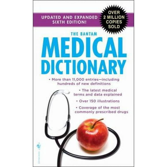 Pre-Owned The Bantam Medical Dictionary, Sixth Edition: Updated and Expanded Sixth Edition (Mass Market Paperback) 0553592262 9780553592269