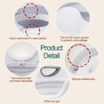 thumbnail image 3 of Potty Training Seat, Toddler Potty Seat For Toilet With Soft Pu Cushion, Non-slip And Splash Guard+safe Handles, Potty Toilet Trainer For Boys And Gir, 3 of 5