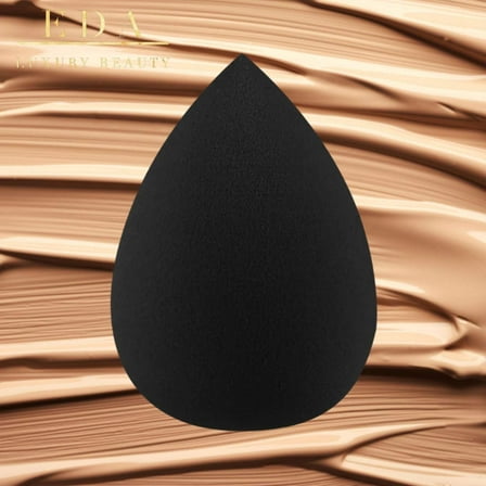 Black | Ultra-Soft | Smooth | Makeup Blender | Applicator | Vegan | Latex-Free | Beauty Sponge