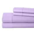 thumbnail image 3 of Real 300 Thread Count, Flex Top King Sheet Set for adjustable bed, 4 PCs 100% Egyptian Cotton Sheet Set, 24" EXTRA Deep Pocket, Adjustable Sheet Sets - (Split Head King- 28" Split, Lilac), 3 of 8