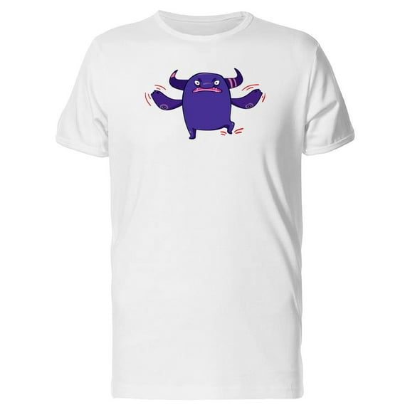 Agitated Purple Monster Tee Men's -Image by Shutterstock