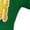 Green, variant on Girls Cheer Leader Outfits 2 Piece Crop Top Skirt Long Sleeve High School Cheerleading Uniform Set Hot Pink 10