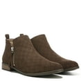thumbnail image 2 of Dr. Scholl's Shoes Womens Rate Zip Faux Suede Almond Toe Ankle Boots, 2 of 9