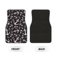 thumbnail image 2 of Honeii Anchors Print Car Foot Mat Four-Piece Set - Front & Rear Universal Car Floor Mats for SUVs, Trucks, Sedans, 2 of 7