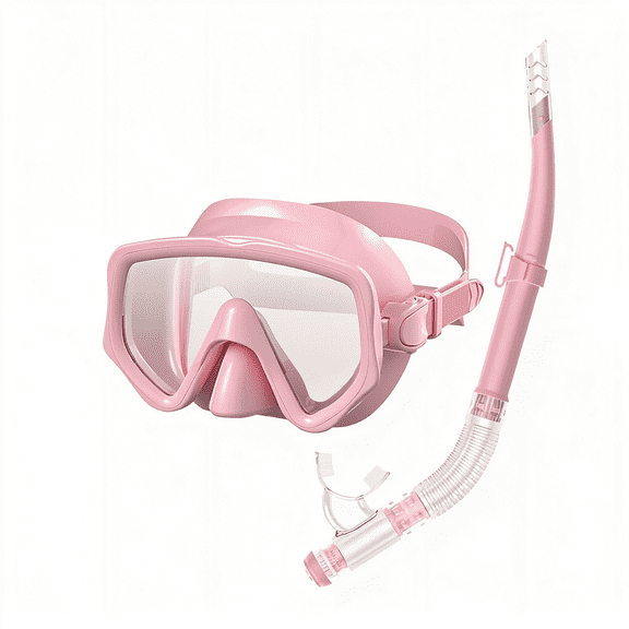 CUDIAO Snorkeling Gear for Adults,Dry-Top Snorkel Set Scuba Diving Mask,180°Panoramic Wide View Professional Snorkeling Gear Breathing Freely Snorkel Mask