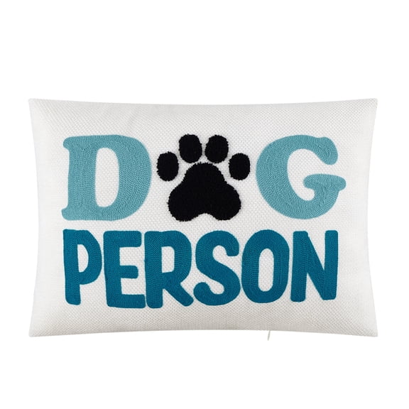 Mainstays 14"x20" Dog Person Decorative Throw Pillow Cover