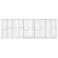 thumbnail image 3 of vidaXL Gabion Wall with Cover Galvanized Steel 236.2"x19.7"x78.7", 3 of 5