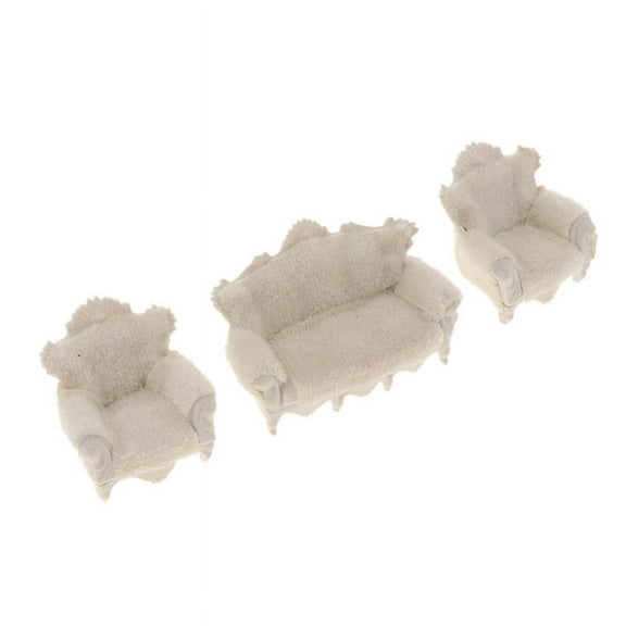 Fine 1:25 Scale Dollhouse Miniature Furniture Living Room Set Sofa Couch
