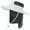 White, variant on UPF 50+ Sun Fishing Hat Water Resistant with Detachable Neck Flap