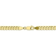 thumbnail image 4 of 10K Yellow Gold chain Curb 7 in 4.75 mm 4.75mm Flat Beveled, 4 of 4