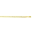 thumbnail image 2 of 14K Yellow Gold 8.5in 5.7mm Comfort Curb Bracelet with Lobster Clasp, 2 of 4