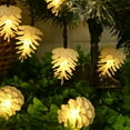 thumbnail image 6 of Vacemry Under $5 Solar Pinecone Lights, 8 Function Flashing LED String Lights, Waterproof Outdoor Solar Powered Decor, Holiday Garden Patio Christmas Decoration, 6 of 9
