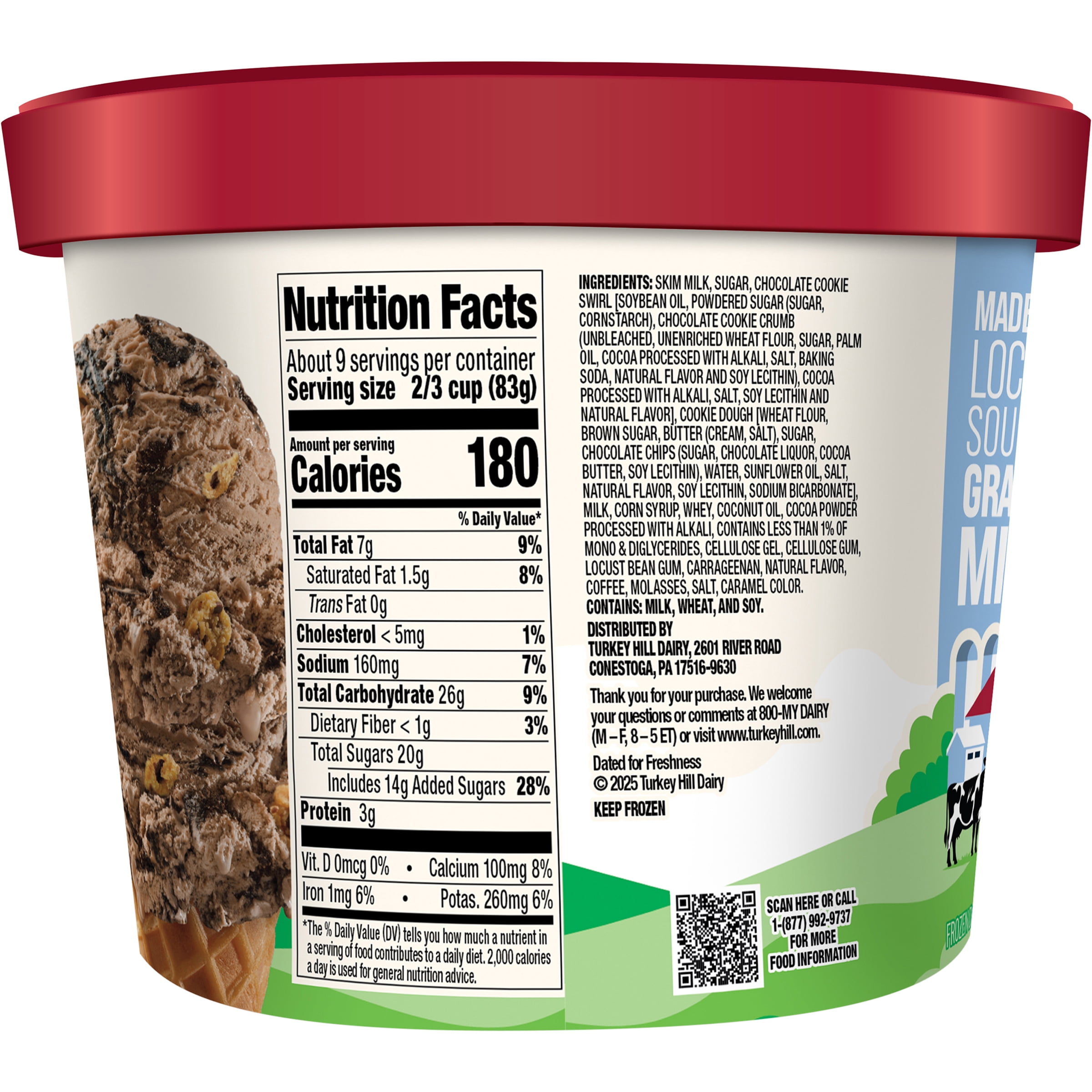Turkey Hill Double Dunker Frozen Dairy Dessert, 46 fl oz