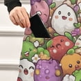 thumbnail image 4 of Fun Cartoon Fruit Chef Kitchen Apron with Pockets for Women Waterproof Aprons for Cooking Baking, 4 of 7
