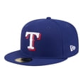 thumbnail image 3 of Men's New Era  Royal Texas Rangers City Patch 59FIFTY Fitted Hat, 3 of 7