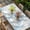 SteelBlue Grey, variant on Coastal Trutle Table Cloths for 6 Foot Rectangle Tables, Nautical Summer Beach Ocean Coral Patio Waterproof Elastic Fitted Tablecloths, Washable Rectangular Table Cover for Camping