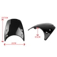 thumbnail image 3 of Universal Motorcycle Windshield Wind Deflector Protection Adjustable Windscreen Replacement for R NINE T R9T 2014-2019, 3 of 7