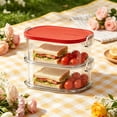 thumbnail image 4 of Household Transparent Plastic Food Storage Box, Rectangular Airtight Container for Dry Goods, Grains, Snacks, Stackable Design for Kitchen and Pantry Organization, Freshness-Sealing, 4 of 6