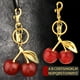 thumbnail image 5 of Colgante de llavero de bolsa de piel de cereza de 26 letras, 5 of 6
