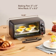 Elite Gourmet ETO236 New 2 Slice Toaster Oven with Timer