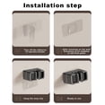 thumbnail image 4 of Wall Mounted Mop and Broom Holder, Space Saving Tool Organizer Rack for Kitchen, Laundry Room, Garage and Garden Storage, 4 of 9
