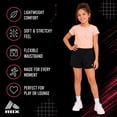 thumbnail image 5 of RBX Girls Dolphin Athletic Shorts Breathable Mesh Gym Activewear 2 Pack, 5 of 7